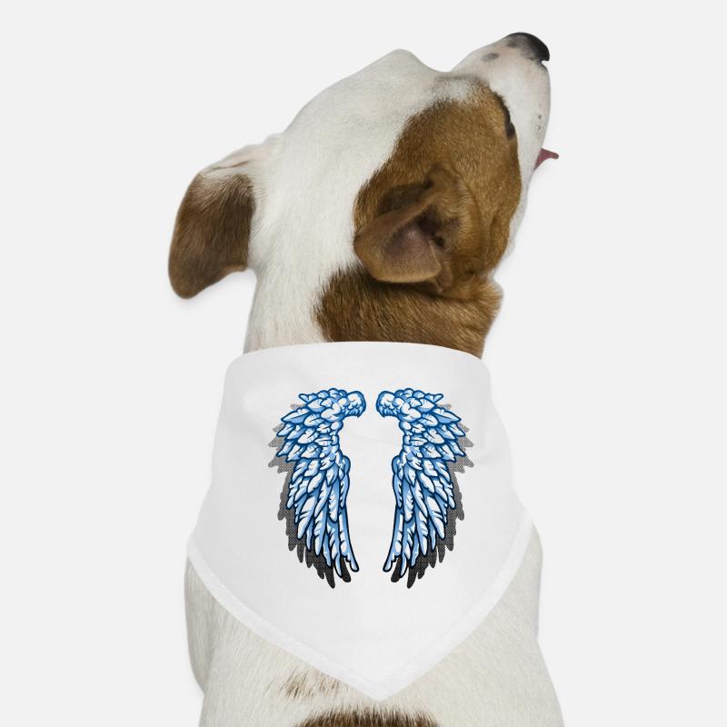 Ich bin ein Engel - Hunde-Bandana - Weiß
