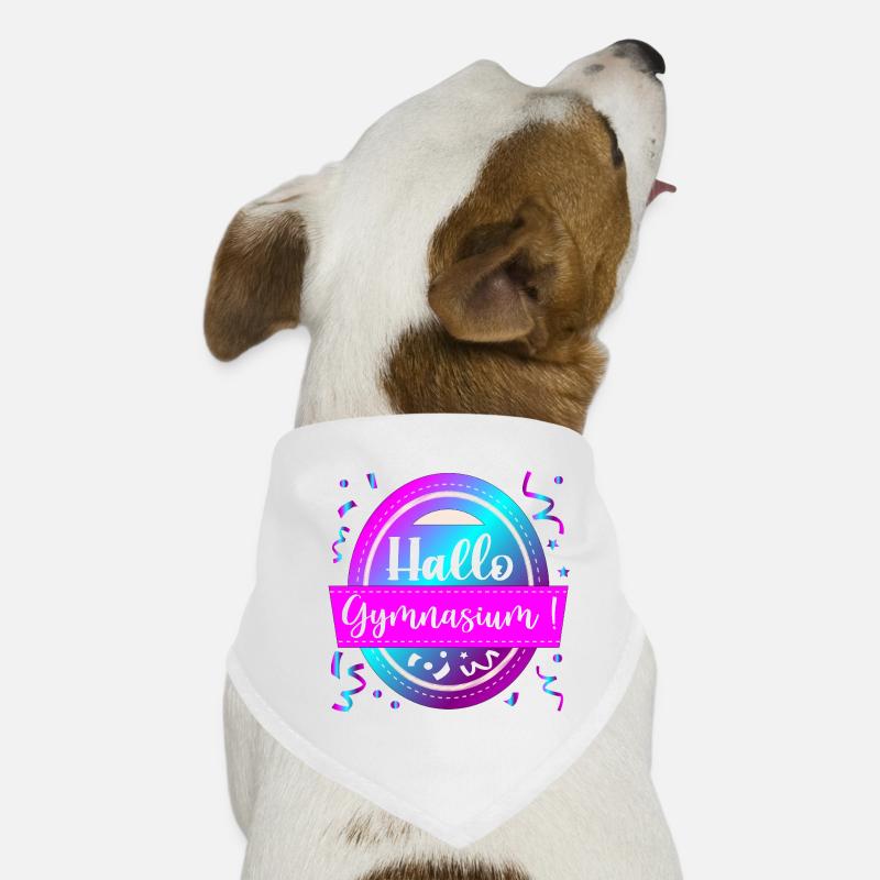 DÉBUT DE L'ÉCOLE LYCÉE BONJOUR Bandana pour chien