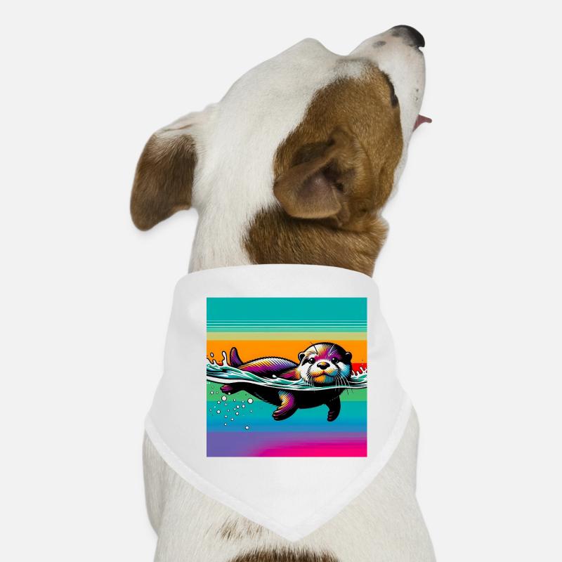 loutre Bandana pour chien