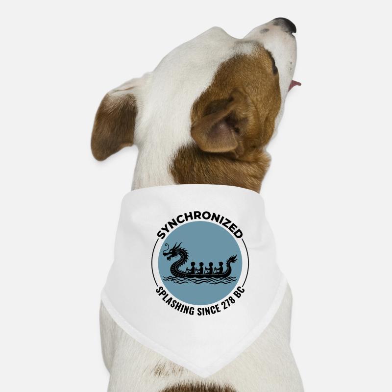 Equipe de Course de Bateaux-Dragon Bandana pour chien
