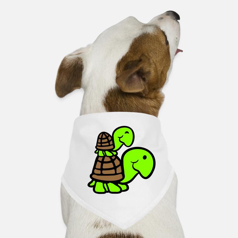 2 Schildkröten Huckepack Mama Papa Kind reiten süß Hunde-Bandana