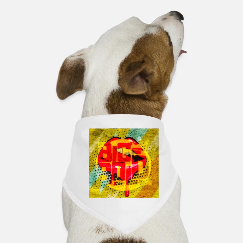 Graffiti Pop Art Lutscher Hunde-Bandana