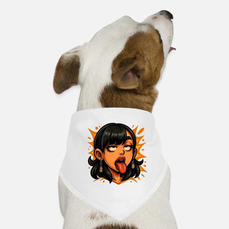 Grimasse Hunde-Bandana