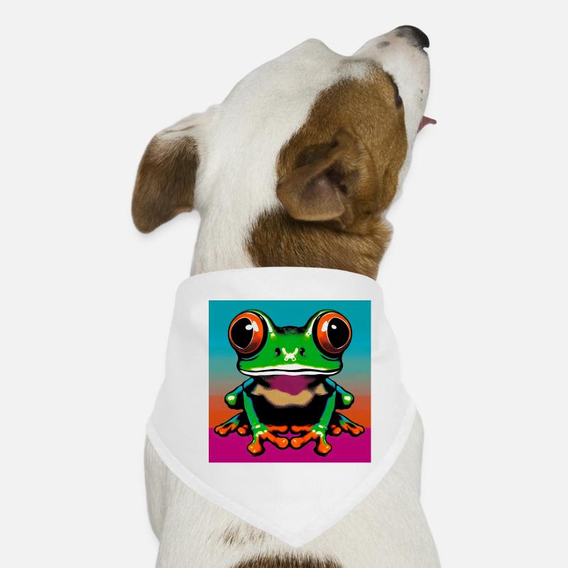Frosch Hunde-Bandana