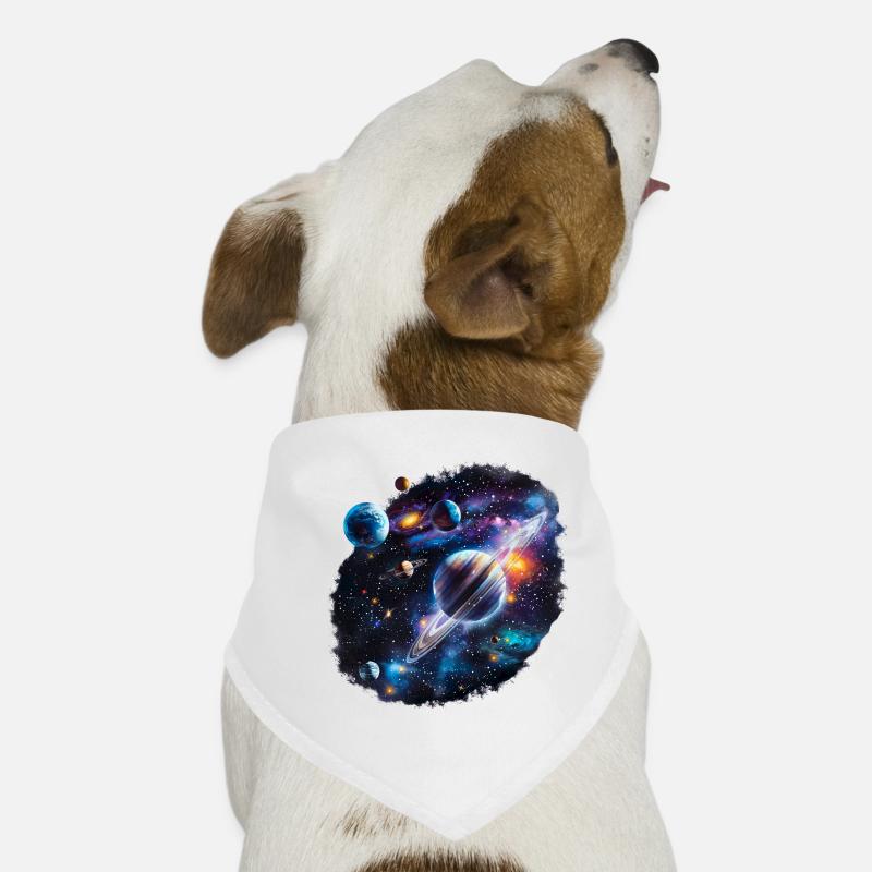 Modèle du système planétaire galactique Bandana pour chien
