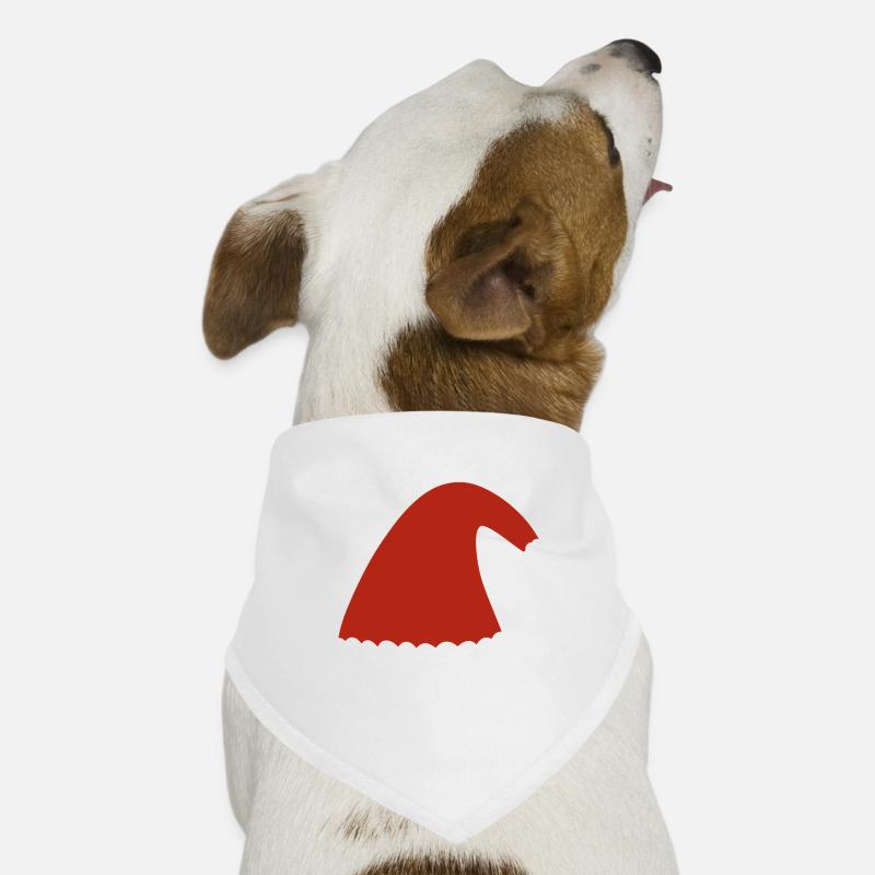 Red Santa Hat with Fur Trim Dog Bandana