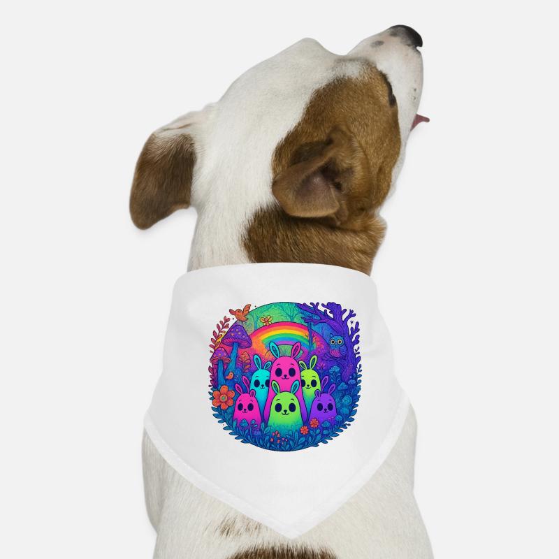 Amis du monstre néon Bandana pour chien