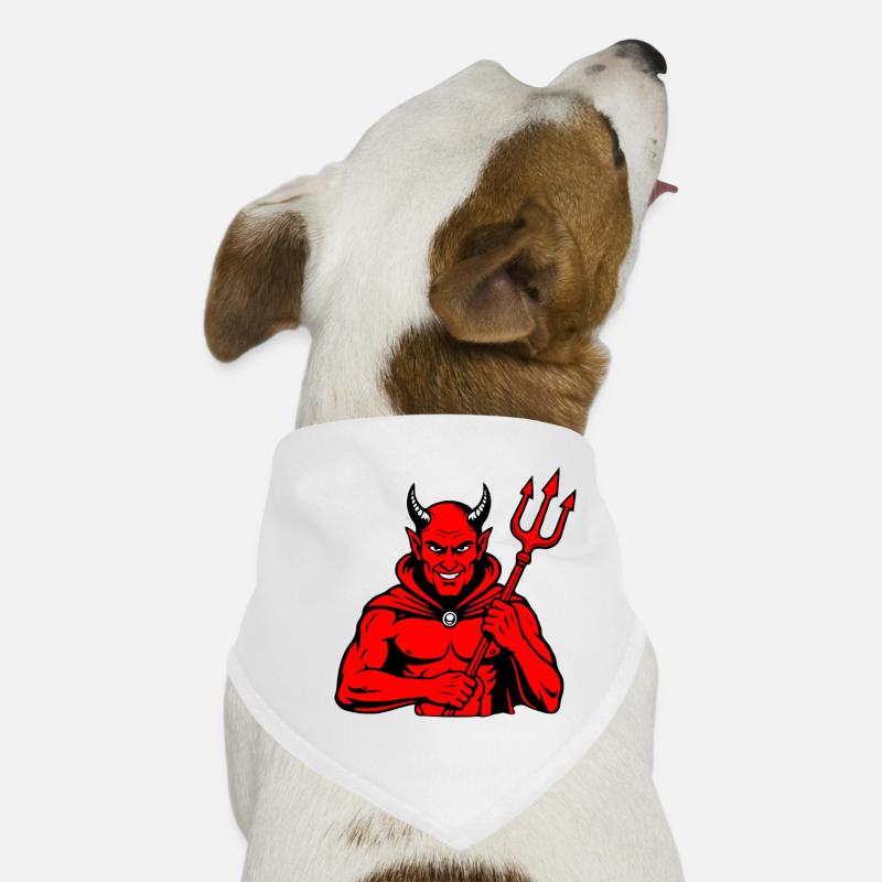Devil Trident Satan Hell Evil Horns Horror Dog Bandana