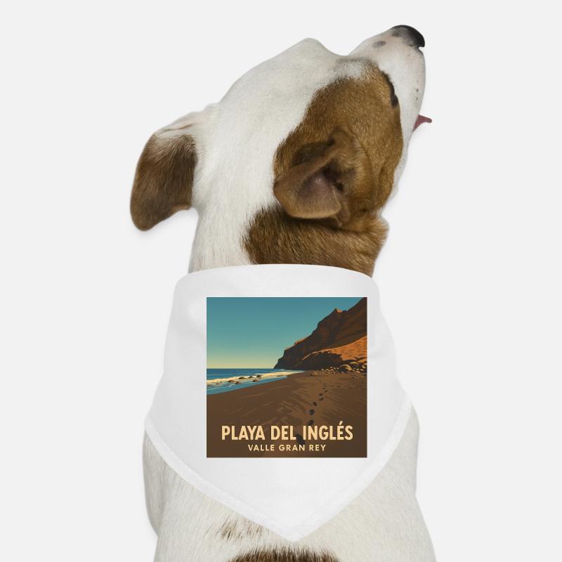 Playa del Inglés dans la Valle Gran Rey Bandana pour chien