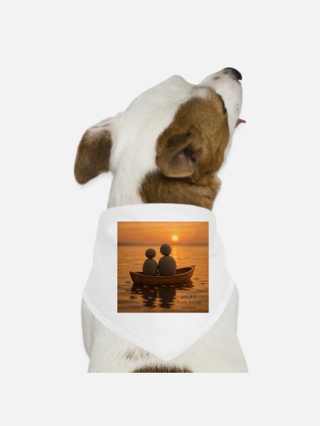Mar&Mug Geschichte - Hunde-Bandana - Weiß - Vorne