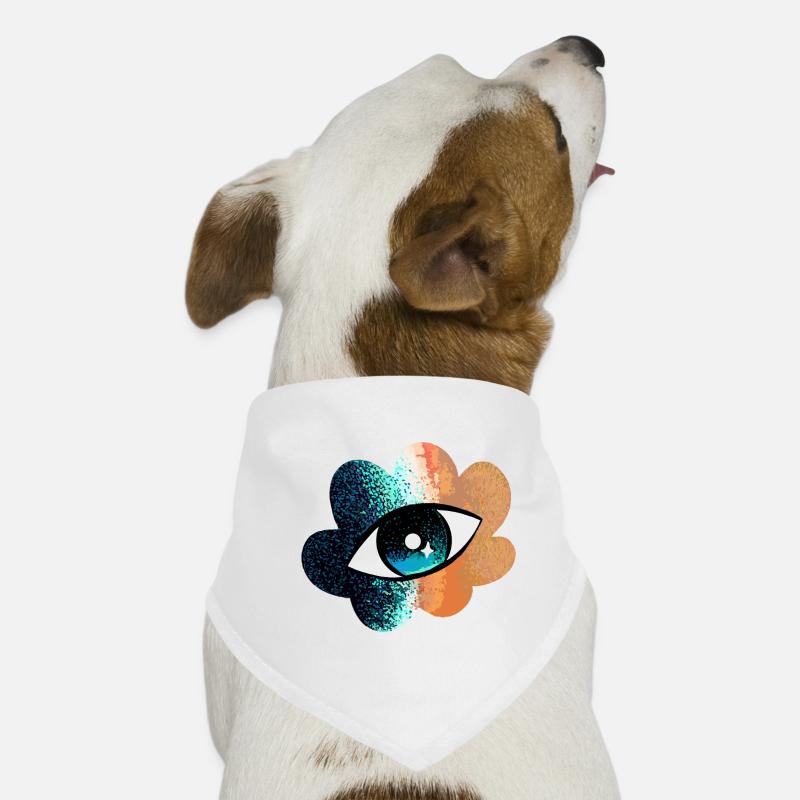 Kosmische Augenblüte Hunde-Bandana