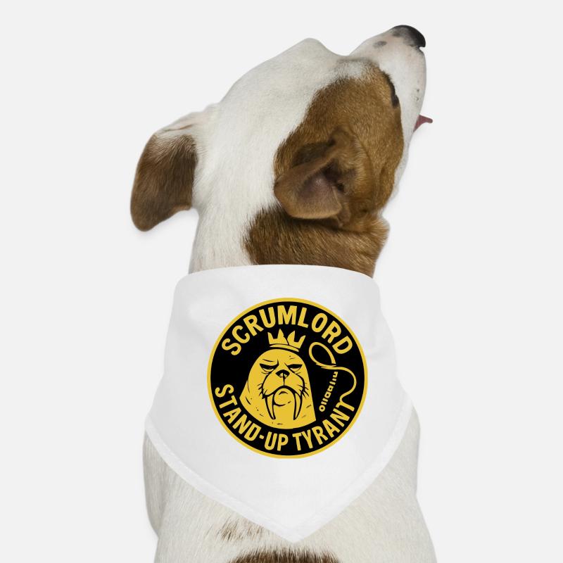 Scrum Lord StandUp Tyran Bandana pour chien