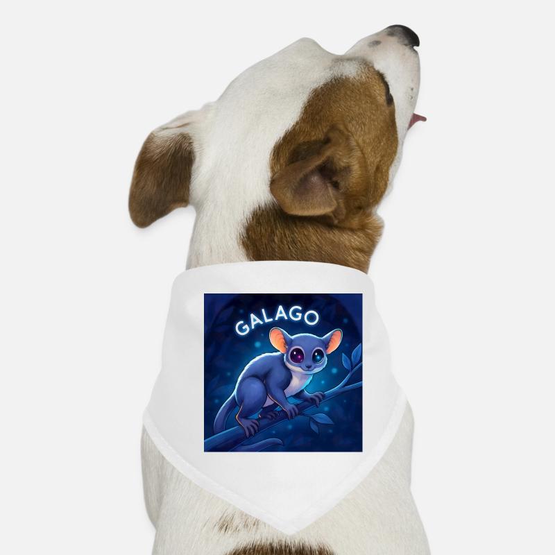 Galago Night Eyes Soft Toy Charm Dog Bandana