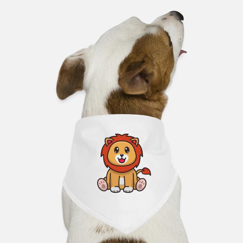 Karikatur Löwe Hunde-Bandana