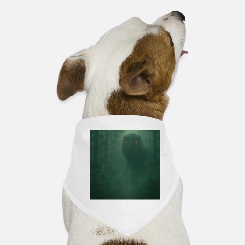 Dinosaure de la Forêt Nuageuse aux yeux de feu Bandana pour chien