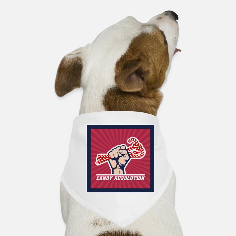Candy Revolution – Süß & Politisches Statement  Hunde-Bandana
