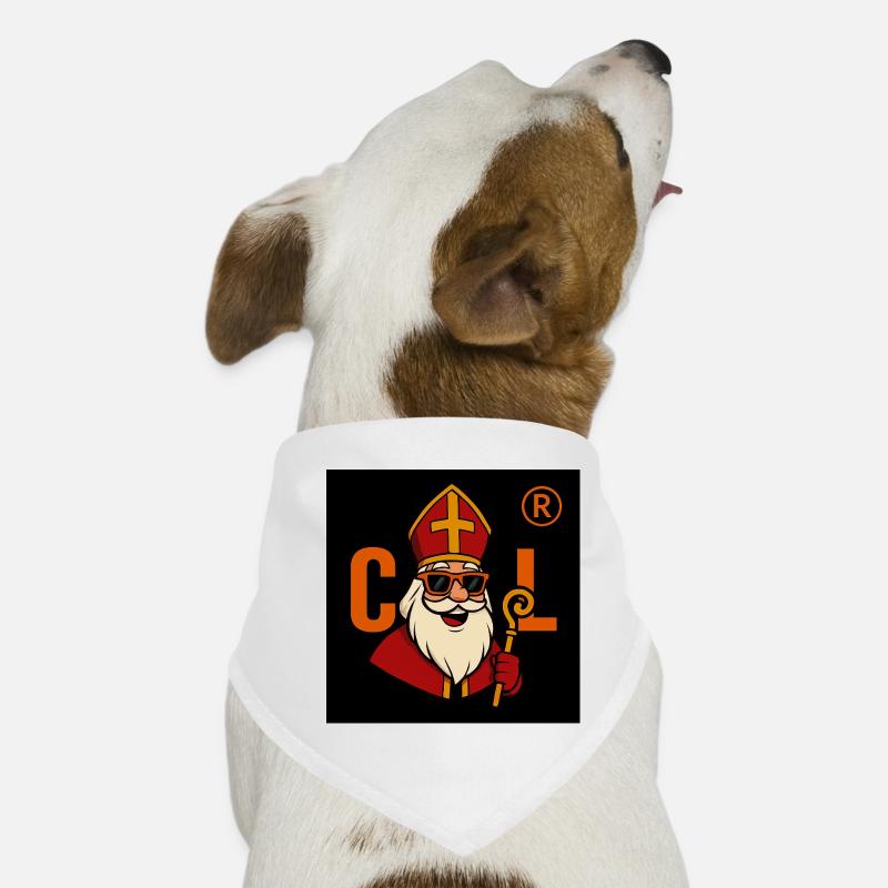 Sinterklaas mit Sonnenbrille Hunde-Bandana