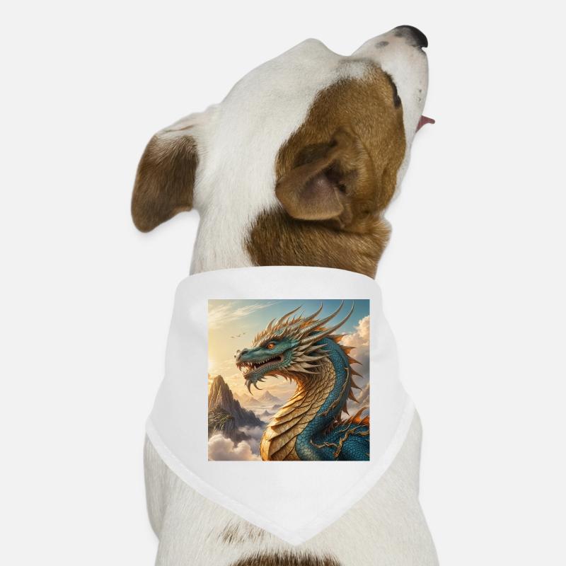 Dragon de Feu Bandana pour chien