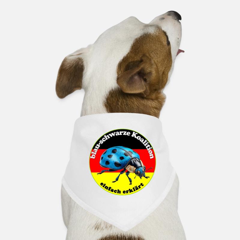 Blauer Käfer widerspiegelt den Wählerwillen Dog Bandana