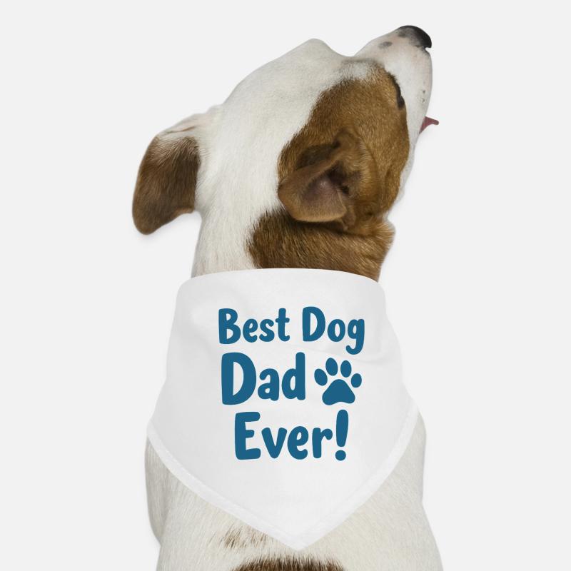Best Dog Dad Ever Bester Hunde Papa Dog Bandana