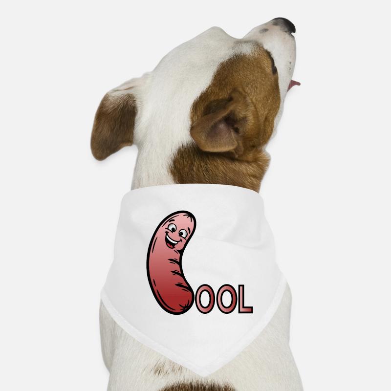 Saucisse drôle - Grill à la bratwurst Bandana pour chien