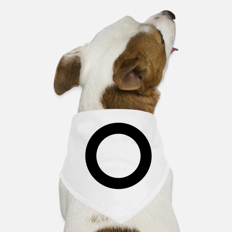 Circular ring Dog Bandana