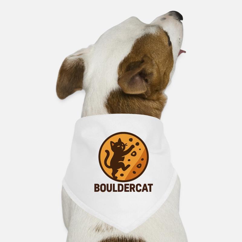 BoulderCat - Bandana pour chien - blanc