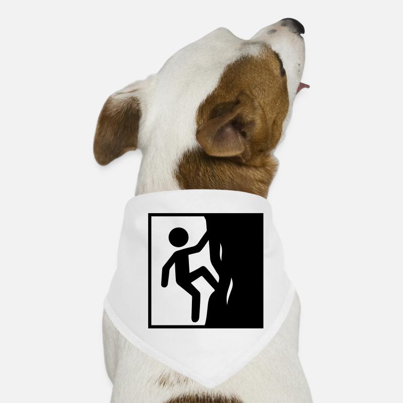 Klettern Symbol Sport Hunde-Bandana