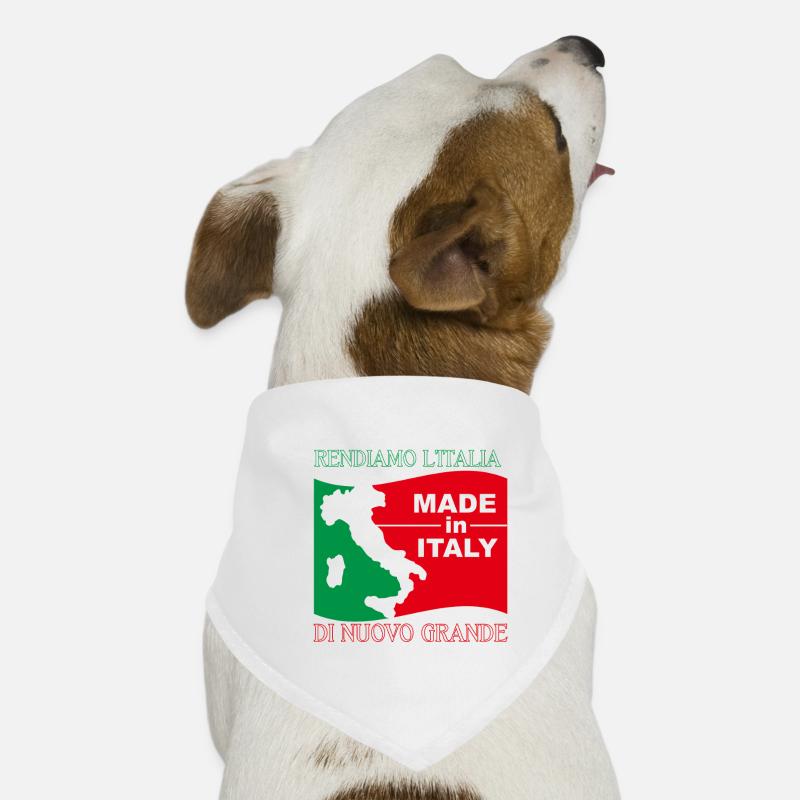 Let's make Italy great again Dog Bandana
