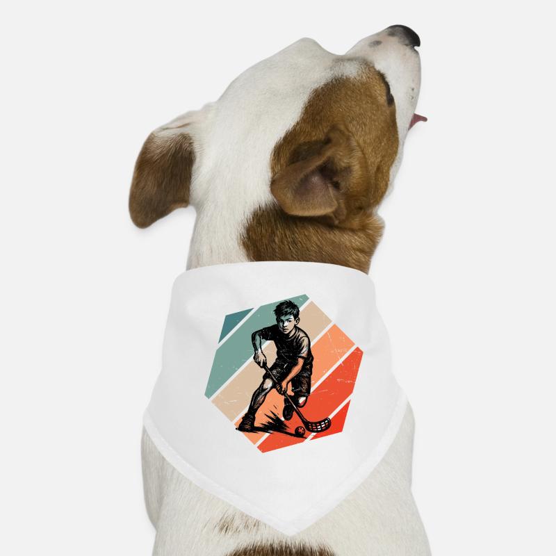 Modern Floorball Artwork Dog Bandana