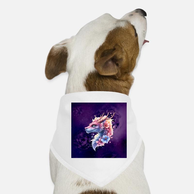 Dragon Floral Étoile Bandana pour chien