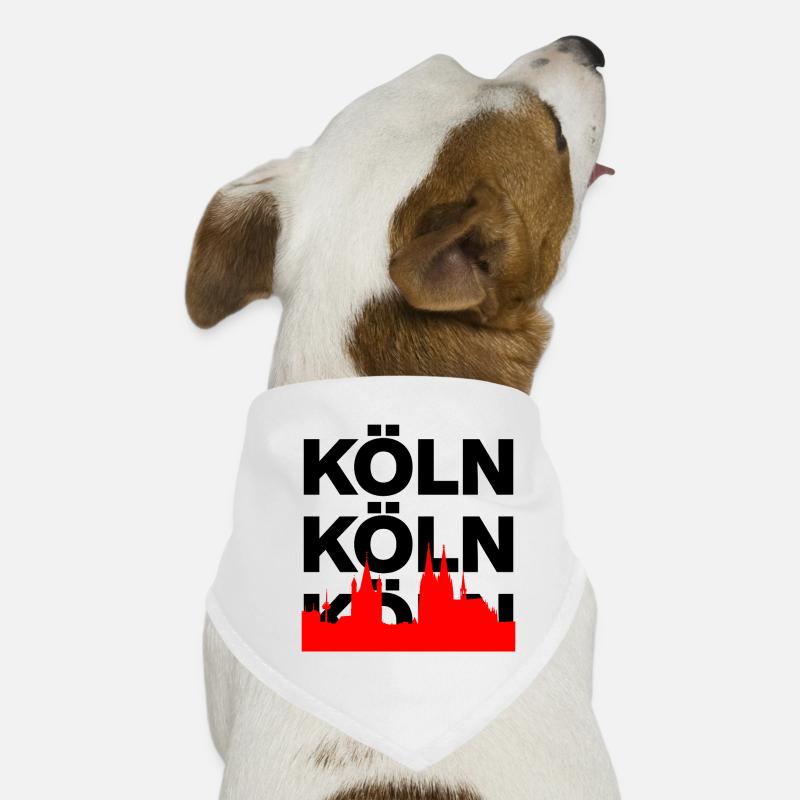 Cologne Skyline – Fierté éternelle ! Opération Ming Hätz Jet Bandana pour chien