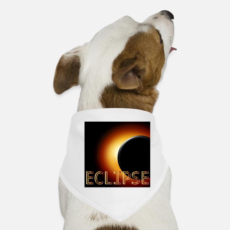 Éclipse solaire totale 2026 Bandana pour chien
