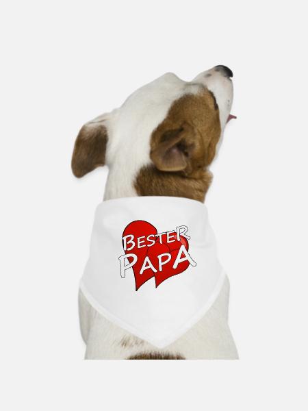Best Dad - Dog Bandana - white - Front