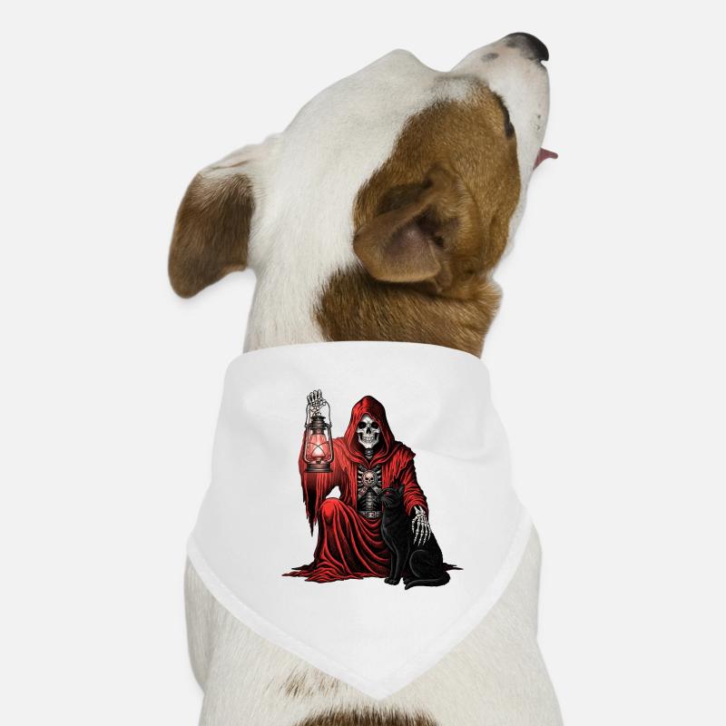 Red Hood Sensenmann Laternenkatze Hunde-Bandana