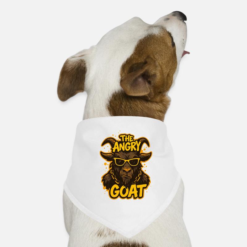 The angry goat Dog Bandana