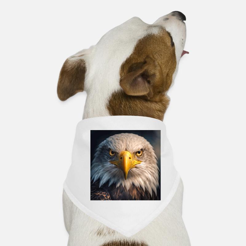 Aigle en gros plan : Regard doré Bandana pour chien