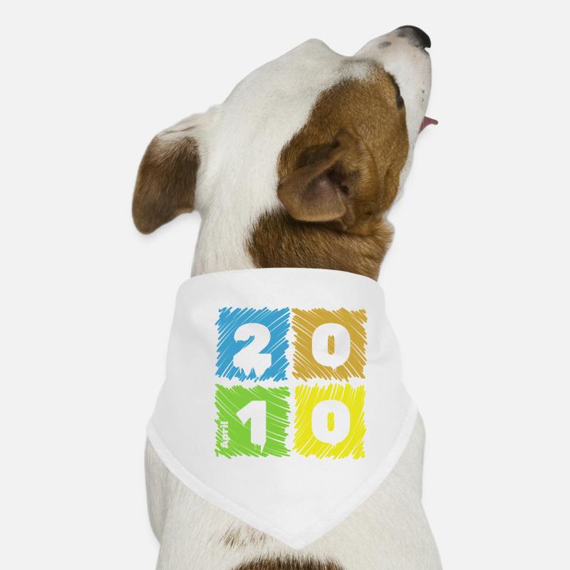 16. Geburtstag Farbige Patches since 04/2010 Hunde-Bandana