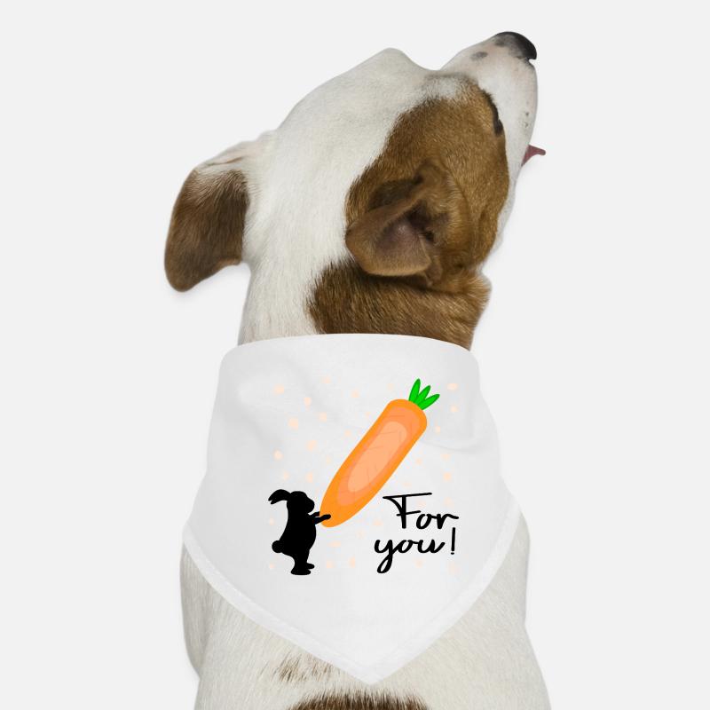 Easter Bunny Carrot Dog Bandana