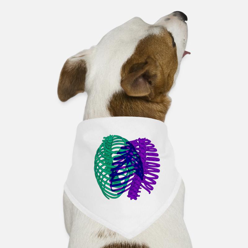 Dual chromatic ribcage Dog Bandana