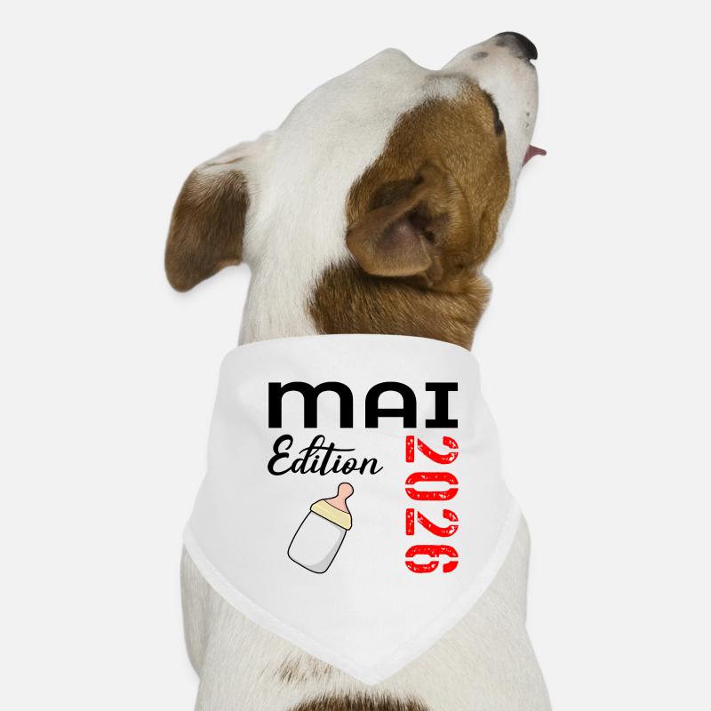 Geburt Baby Mai 2026 Hunde-Bandana