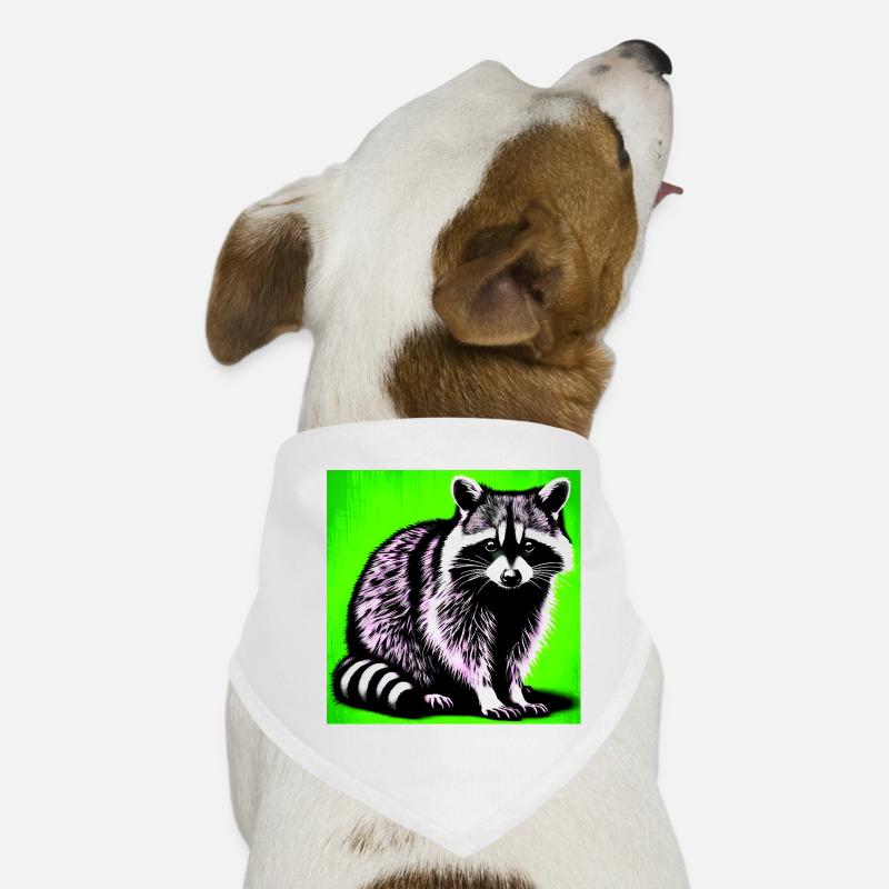 Waschbär Hunde-Bandana