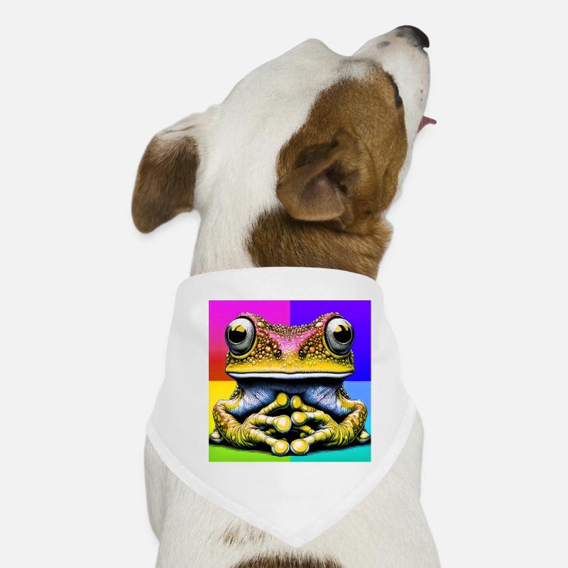 Frosch Hunde-Bandana