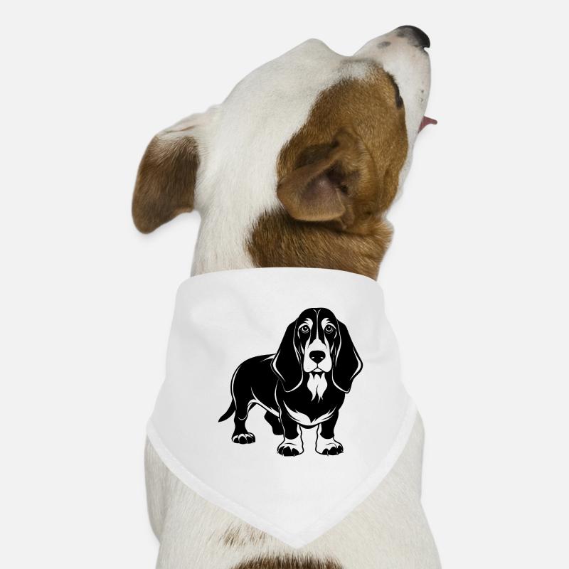 Basset Hound Dog Hunde-Bandana