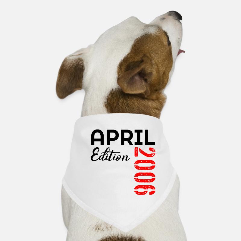 21e anniversaire 2006 avril Bandana pour chien