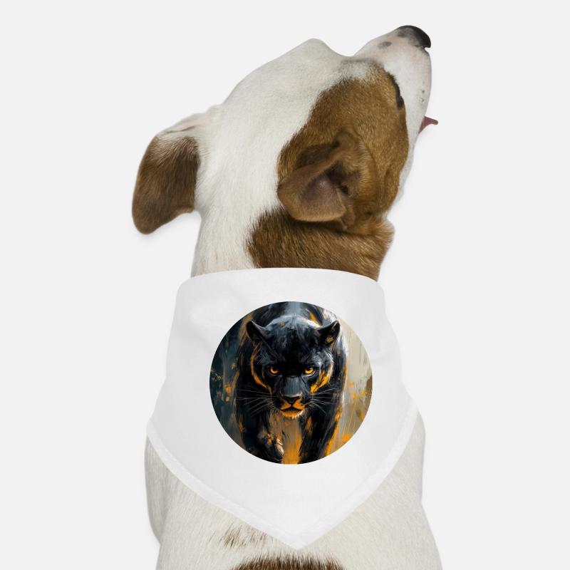 Design de Panthère noire Dog Bandana