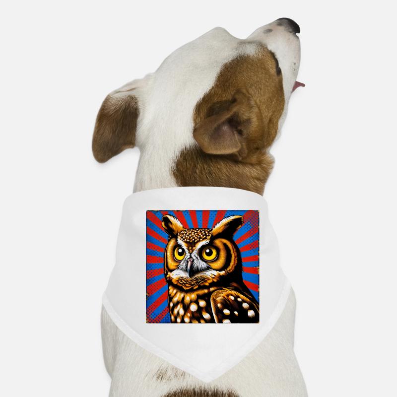 hibou Bandana pour chien