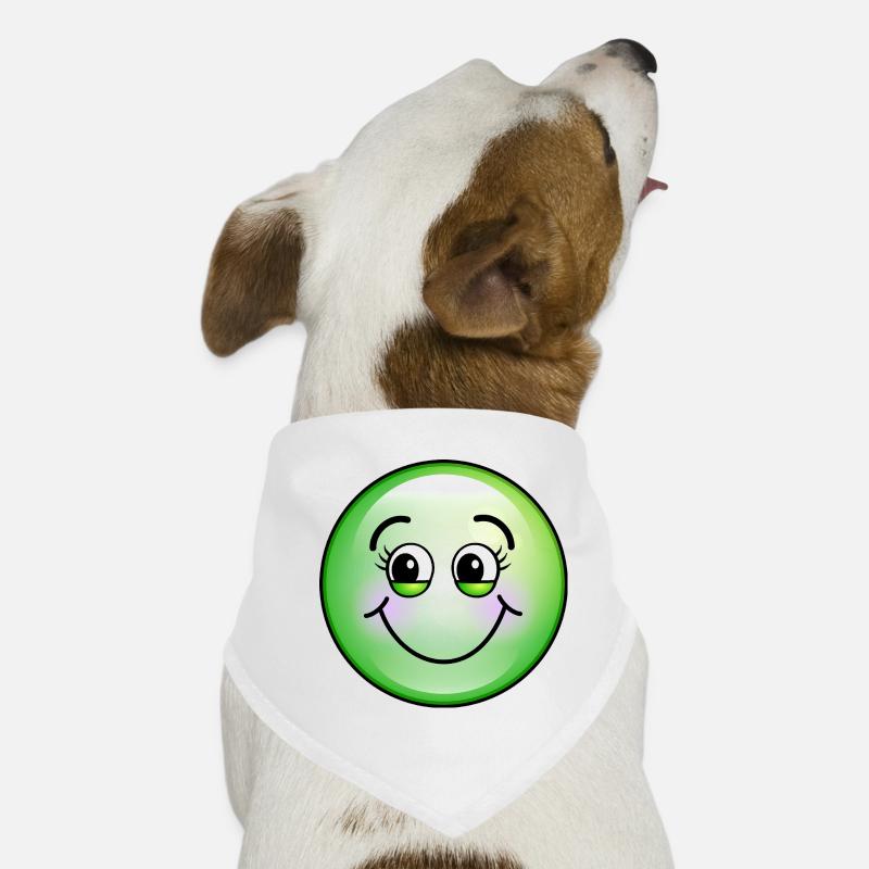 Cute Green Bubble Dog Bandana