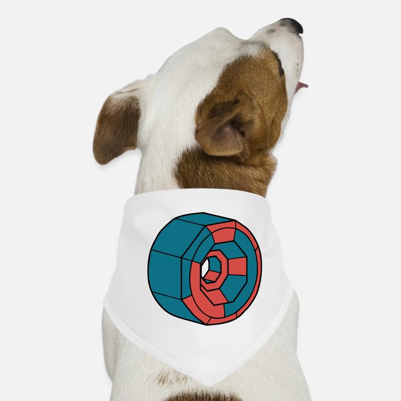 Équipe détaillée de roues de skateboard Bandana pour chien