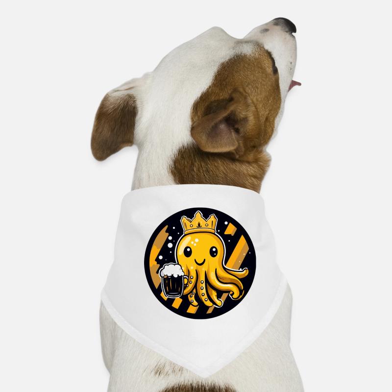 Bière méduse drôle Bandana pour chien
